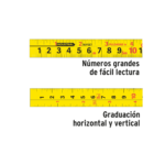 Flexómetro Gripper contra impactos 3 m cinta 13 mm, Truper