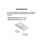 Formón 1" mango Comfort Grip, Truper - Imagen 2