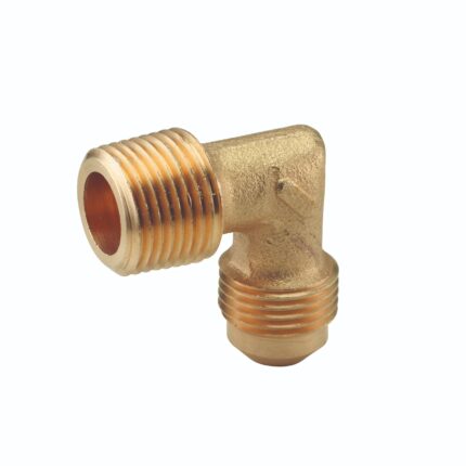 Codo terminal IUSA de 3/8 x 3/8 pulgadas para redes de gas