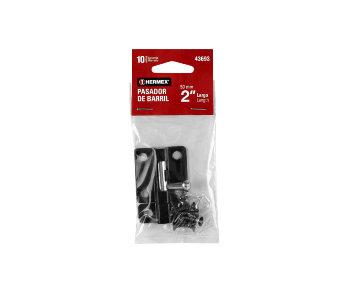 Pasador de acero negro de 2", Hermex Basic - Image 3