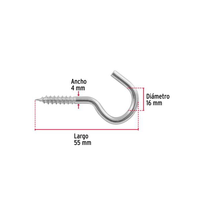 Armella abierta, 21 x 80, Fiero - Imagen 2
