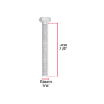 Tornillo tipo máquina de 5/16" x 2 1/2", Fiero - Image 3