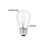 Lámpara incandescente S14 11 W luz cálida - Imagen 3