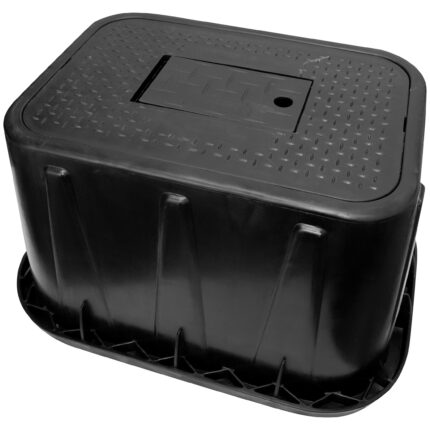 Caja de registro de polipropileno de 12 pulgadas para banqueta Anbec ANRJ1044