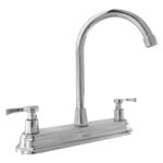 Mezcladora cromada para fregadero con cuello tipo bastón Anbec MEZF16