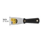 Espátula flexible de 2" con mango de plástico, Pretul - Image 2