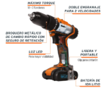Rotomartillo Inalambrico Truper ½" 20V Profesional