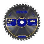 Sierra para madera con 40 dientes de carburo -7 1/4 Irwin