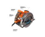 Sierra circular, 7-1/4", profesional, 1500 W - Imagen 4