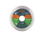 Disco de diamante, rin continuo, 4" truper