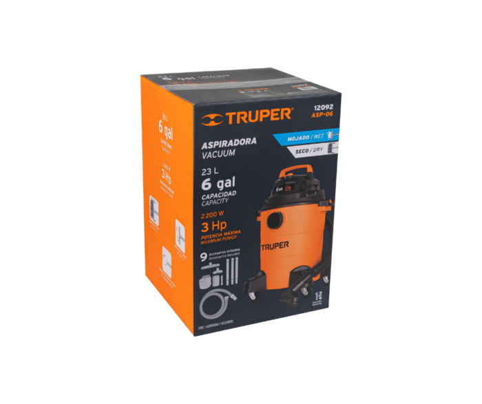 Aspiradora de sólidos y líquidos de 6 gal. - Imagen 2