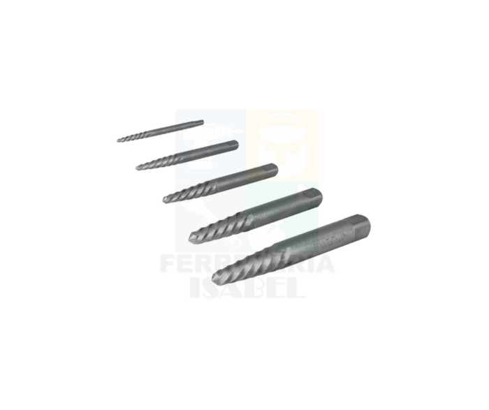 Juego extractores de tornillos, 5 piezas Truper 14512 - Imagen 3