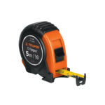Flexómetro Gripper contra impacto 5 m, cinta 19 mm Truper