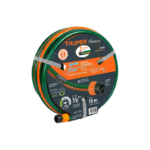 Manguera 1/2", reforzada, 3 capas, conexiones plásticas