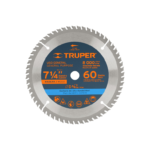 Disco sierra p/madera 7- 1/4", 60 dientes, centro 5/8"