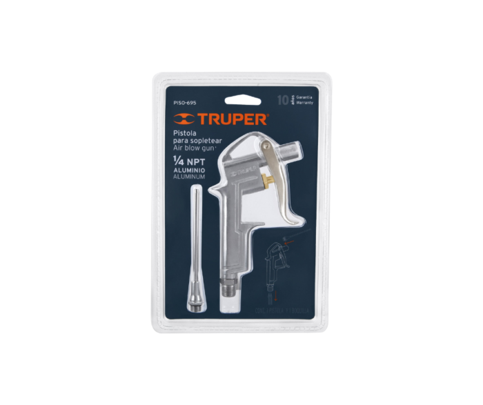 Pistola para sopletear con extensión de 4” Truper - Imagen 2