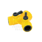 Conector "Y" plástico, entrada 3/4", Pretul
