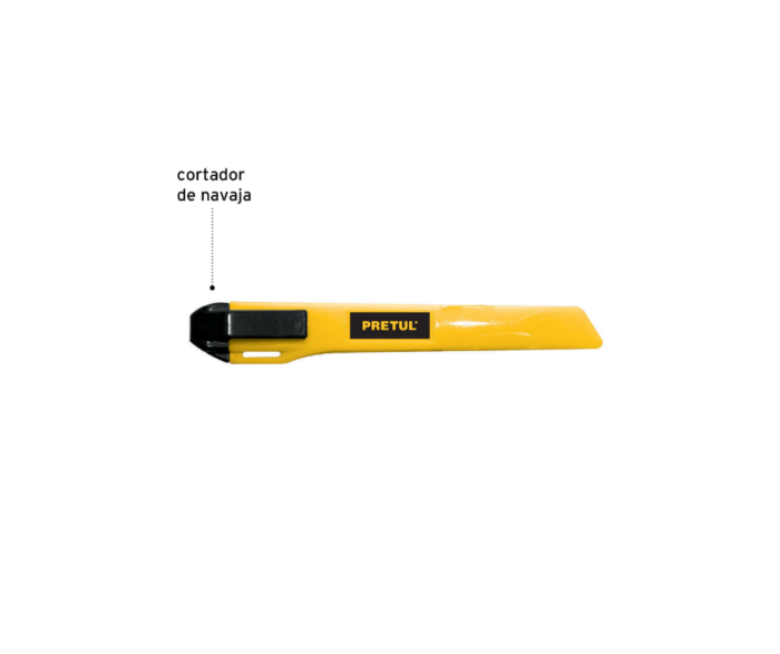 Cutter plástico 9 mm, Pretul 22403 - Imagen 2