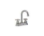 Mezcladora de 4" para lavabo con manerales Tauro, Rugo