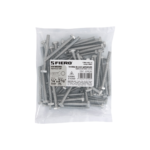 Bolsa con 50 tornillos 1/4" x 2-1/2" tipo máquina, Fiero