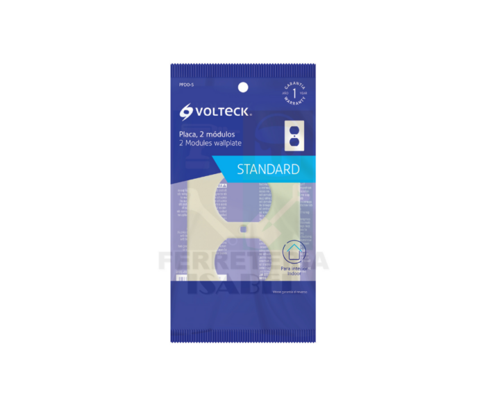 Placa de ABS dúplex, Standard, marfil - Imagen 2