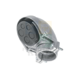 Regadera en aluminio con abrazadera para tubo