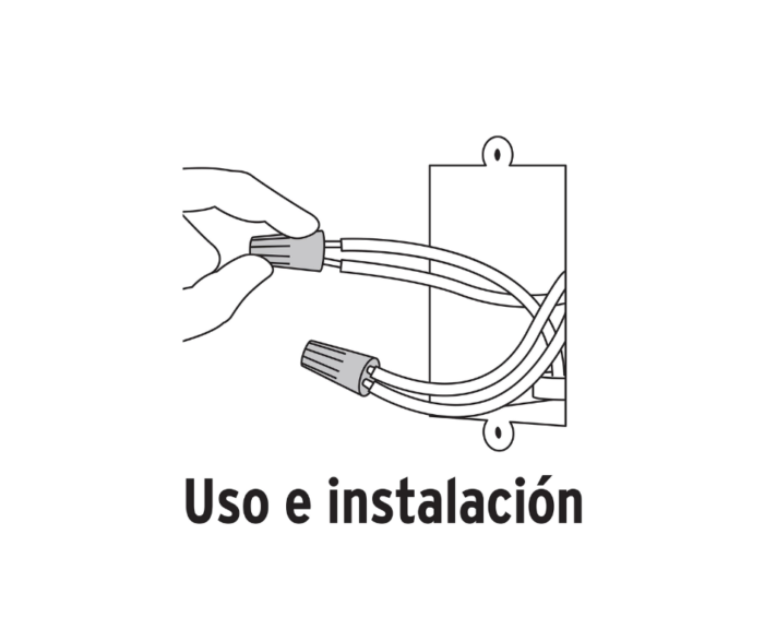 Capuchones para cable, calibres 12 a 14 awg, 10 pzas Volteck 47329 - Imagen 2