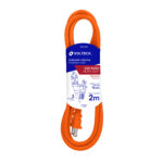 Extensión eléctrica uso rudo, 2 m, c16, Volteck