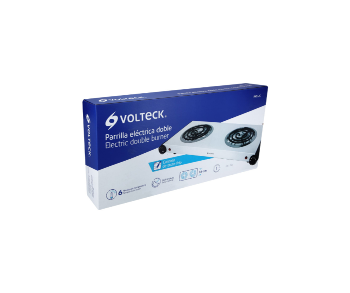 Parrilla eléctrica 2 quemadores, rectangular - Imagen 4