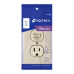 Placa armada interruptor y contacto, Volteck - Imagen 2