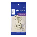 Placa armada 2 interruptores sencillo, Volteck - Imagen 2