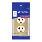 Placa armada contacto dúplex, 2 polos, línea Standard - Imagen 2