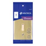Placa armada con interruptor sencillo, línea Standard de aluminio, Volteck - Image 2