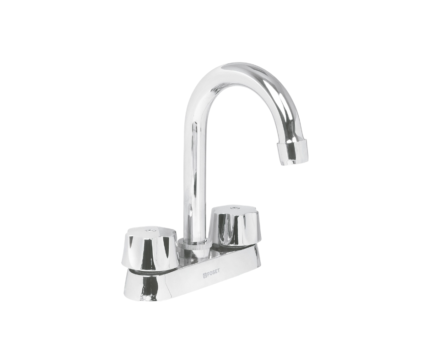 Mezcladora para lavabo manerales hexagonal cuello bar Basic