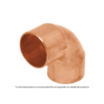 Codo de cobre ½x 90