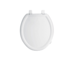 Asiento redondo para WC, abierto, económico, blanco
