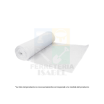Franela de algodón, en rollo, 50 m, color blanco 57004
