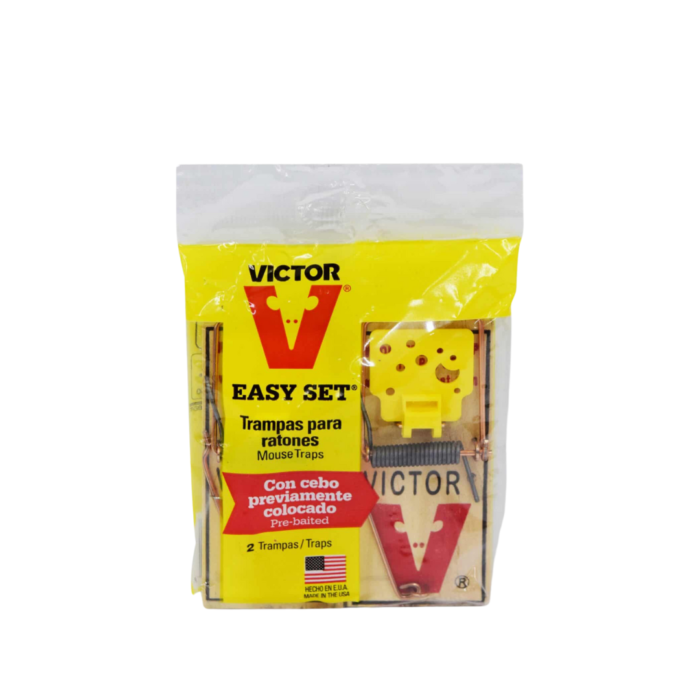 Ratonera de madera chica 2pack blister Victor