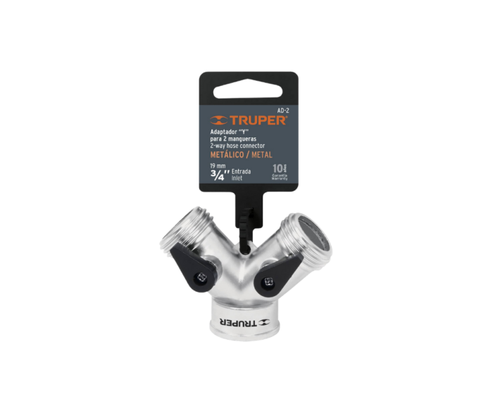 Conector "Y" metálico, entrada 3/4" Truper - Imagen 2