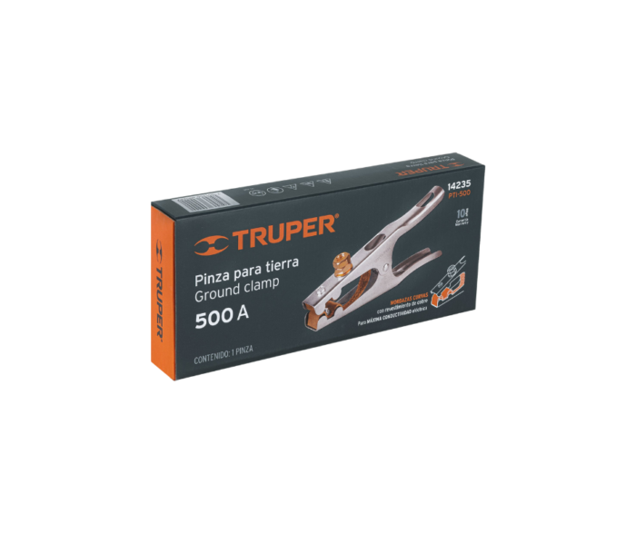 Pinza para tierra de 500 A, Truper 14235 - Imagen 3