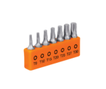 Juego de 7 puntas torx combinadas largo 1", Truper Expert 17795