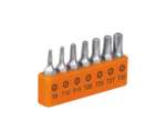 Juego de 7 puntas torx combinadas c/seguro largo 1", Expert 17797