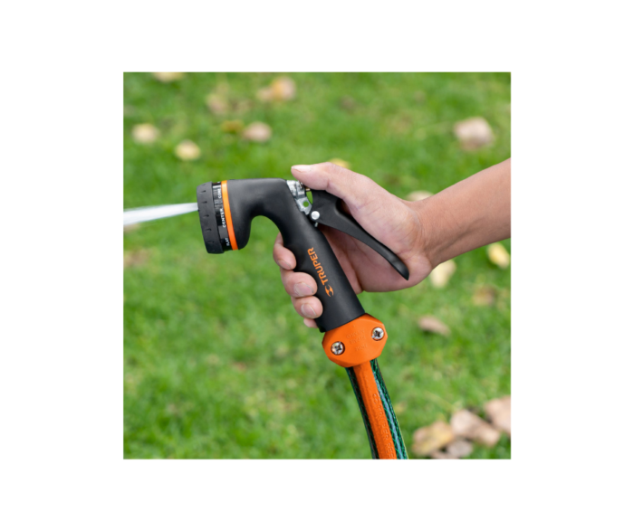 Pistola para riego de 8 funciones metálica con recubrimiento - Imagen 4