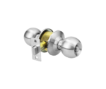Cerradura esfera para baño, cromo mate, Hermex