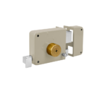 Cerradura sobreponer der instala-fácil, llave tetra, caja Hermex 43578