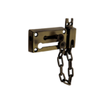 Pasador con cadena para puerta, acabado latón antiguo Hermex 43708