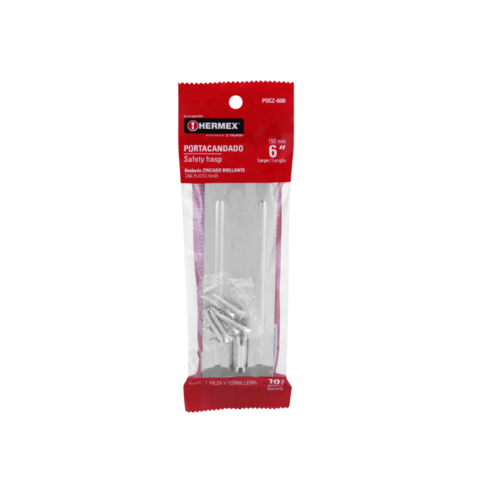 Portacandado de acero zincado 6", Hermex - Imagen 2