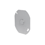 Tapa de acero para caja octagonal 4x4"  Volteck 46331