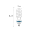 Lámpara 55 W, espiral, alta potencia, luz día, T5 - Imagen 2