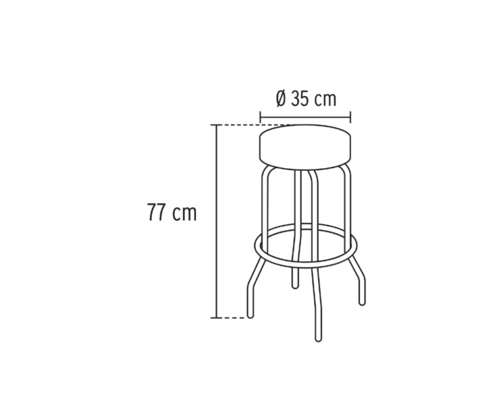 Banco metálico Truper 51574 - Imagen 2